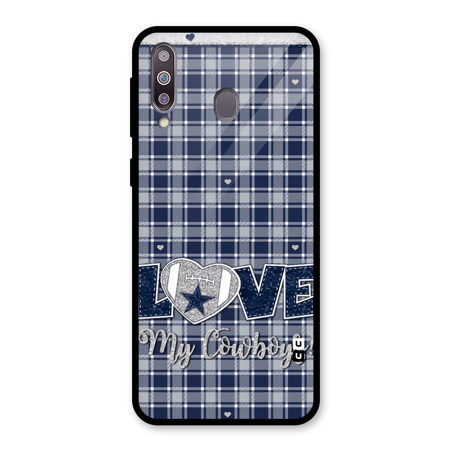 Cowboy Love Glass Back Case for Galaxy M30
