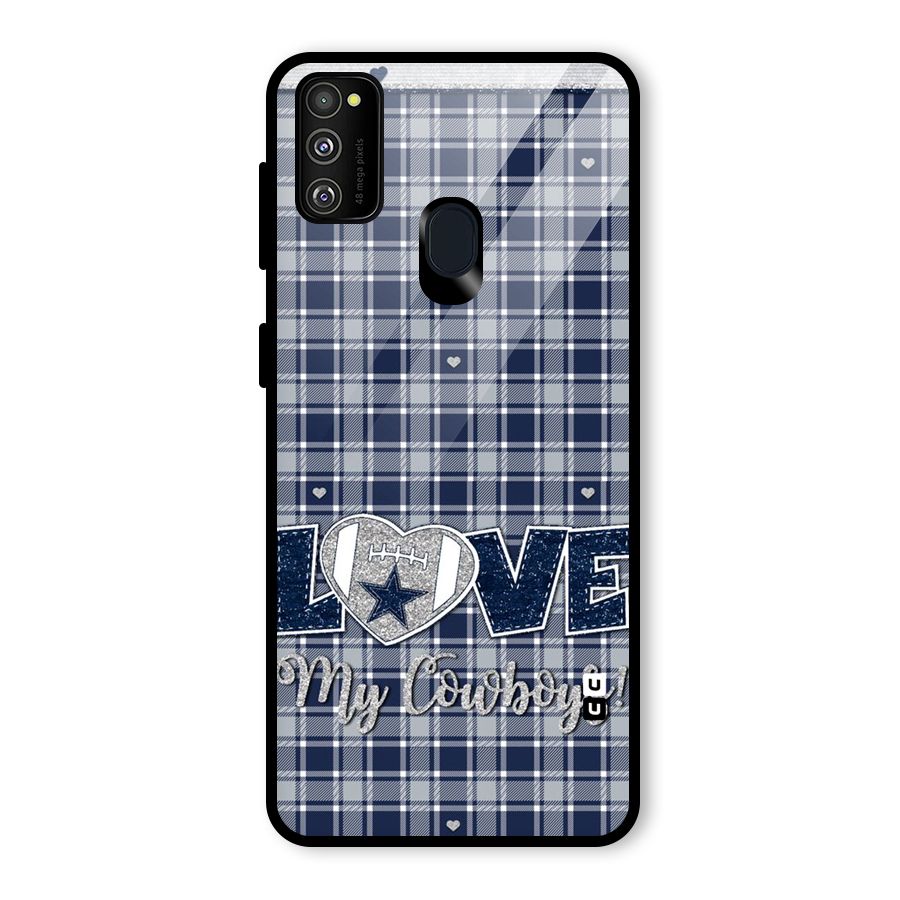 Cowboy Love Glass Back Case for Galaxy M30s