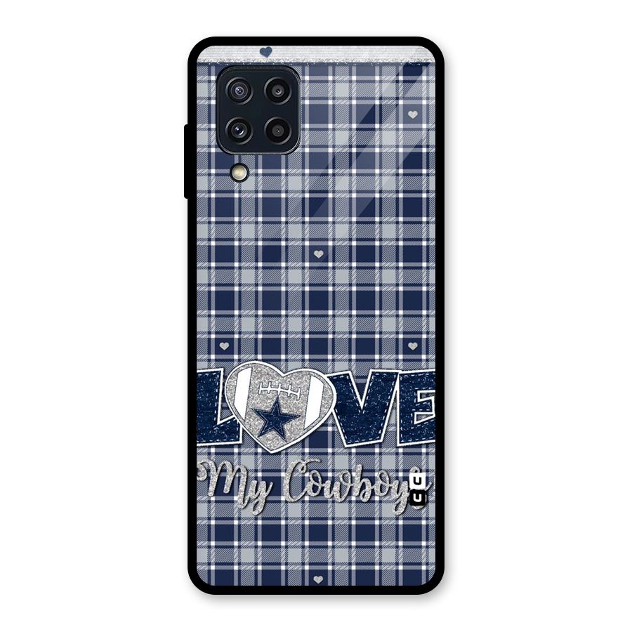 Cowboy Love Glass Back Case for Galaxy M32