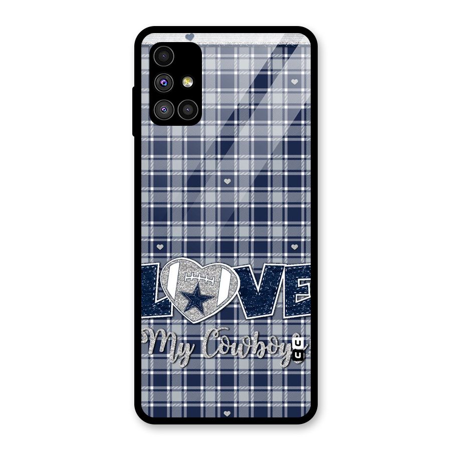 Cowboy Love Glass Back Case for Galaxy M51
