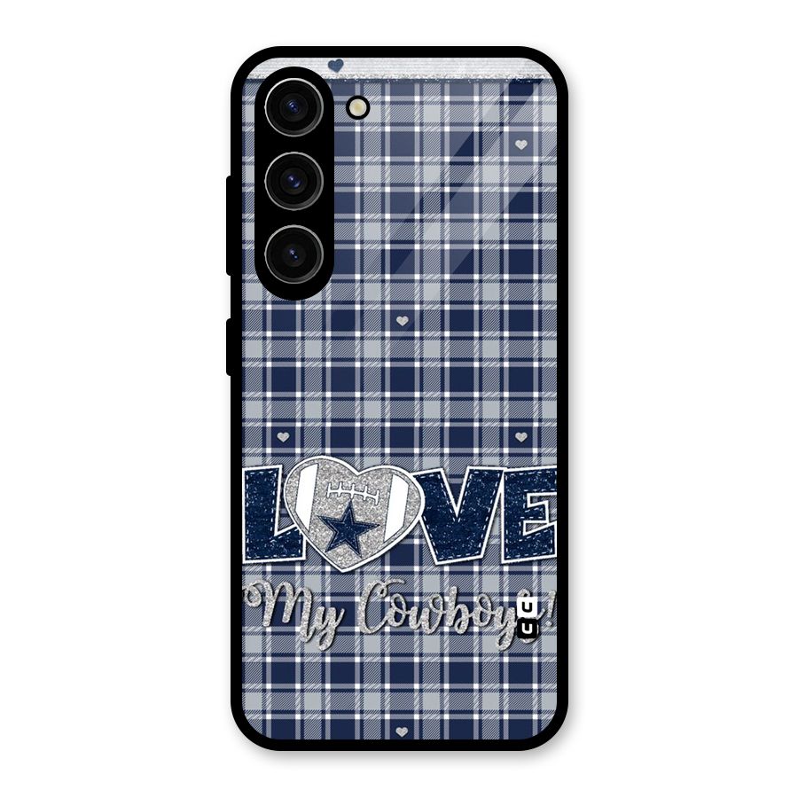 Cowboy Love Glass Back Case for Galaxy S23