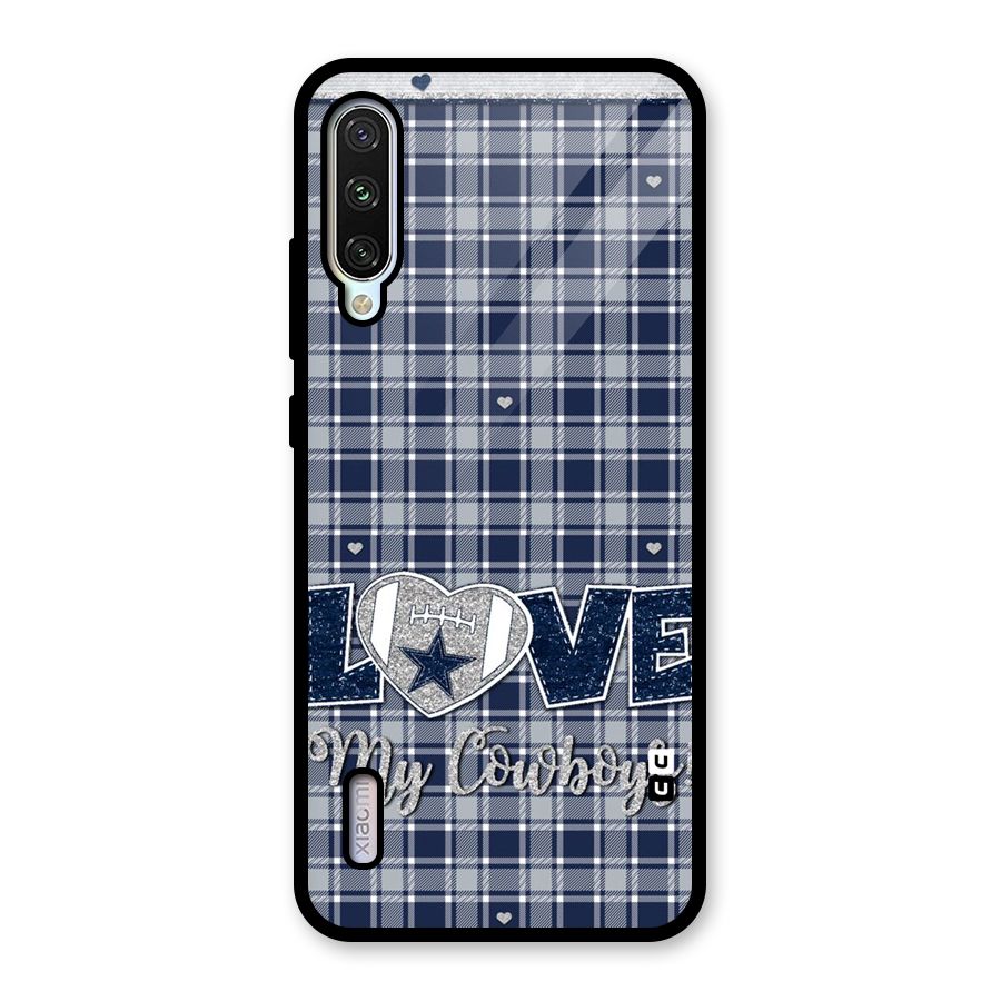 Cowboy Love Glass Back Case for Mi A3
