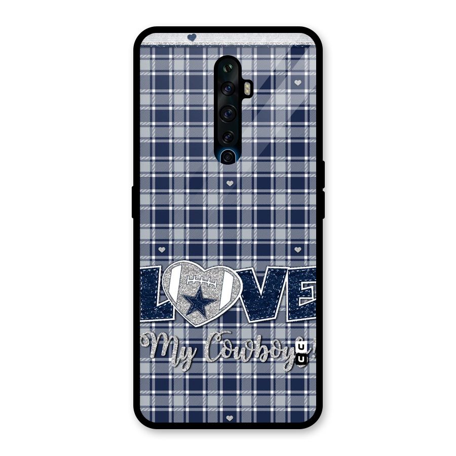 Cowboy Love Glass Back Case for Oppo Reno2 F