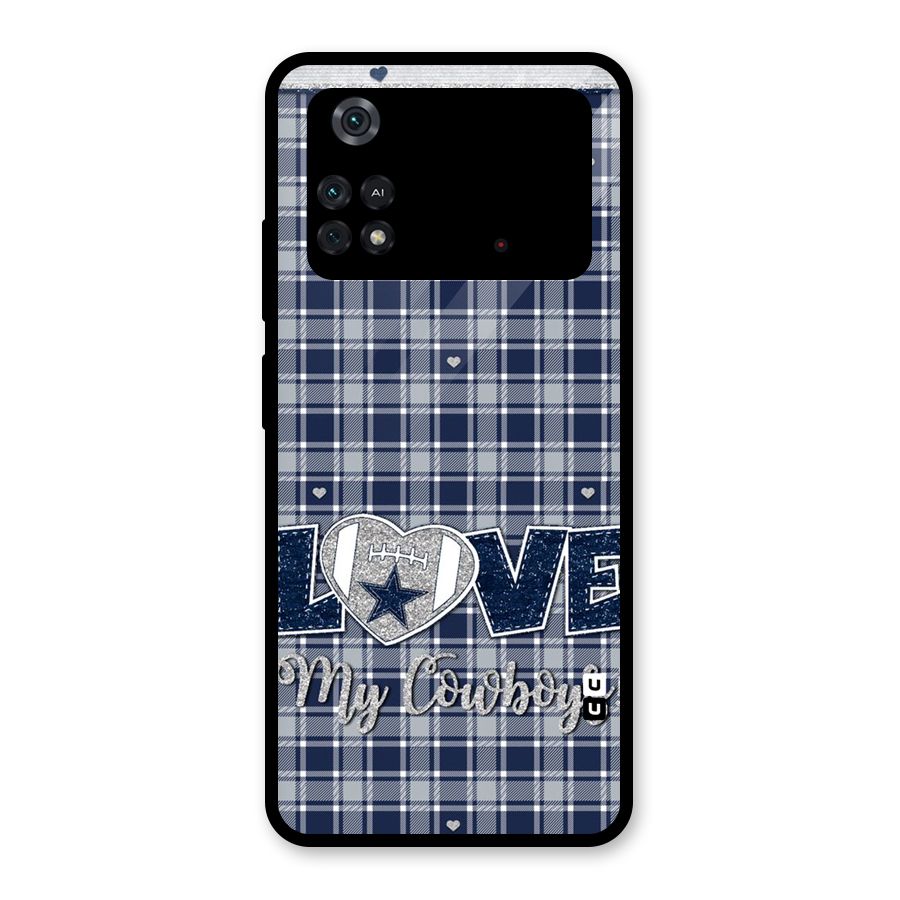 Cowboy Love Glass Back Case for Poco M4 Pro 4G