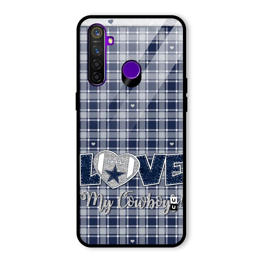 Cowboy Love Glass Back Case for Realme 5 Pro