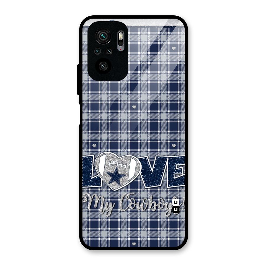 Cowboy Love Glass Back Case for Redmi Note 10S