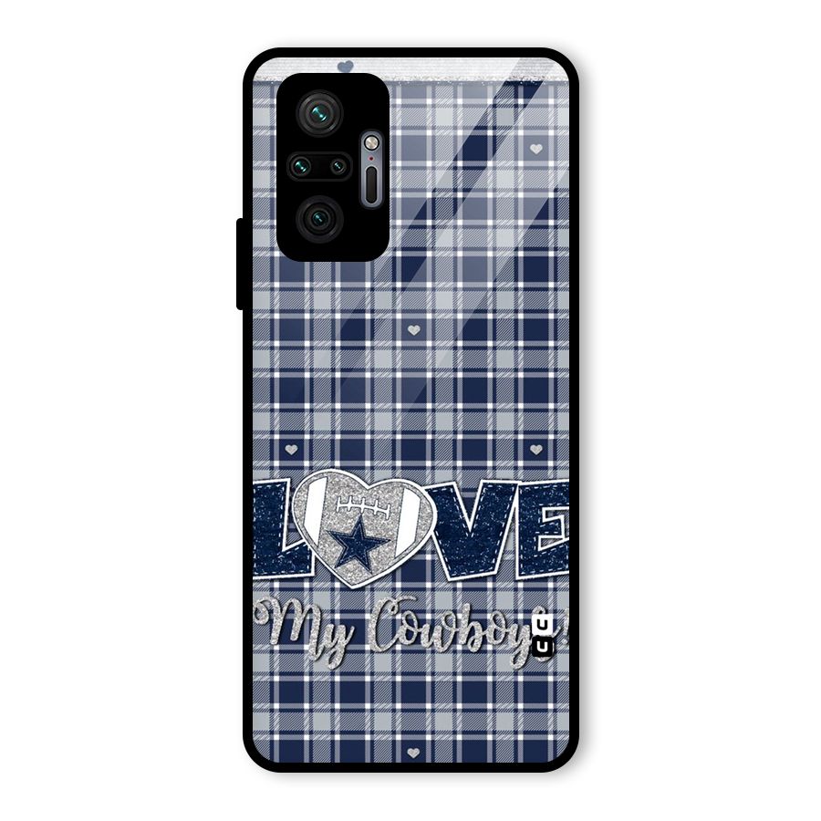 Cowboy Love Glass Back Case for Redmi Note 10 Pro Max