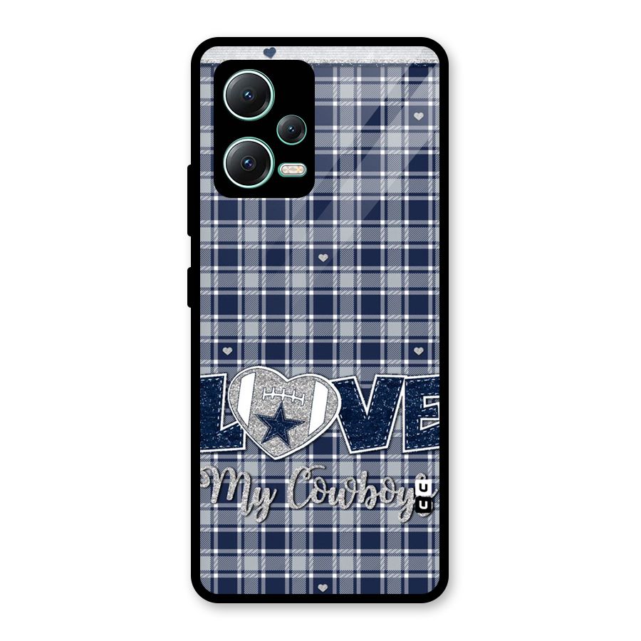 Cowboy Love Glass Back Case for Redmi Note 12 5G