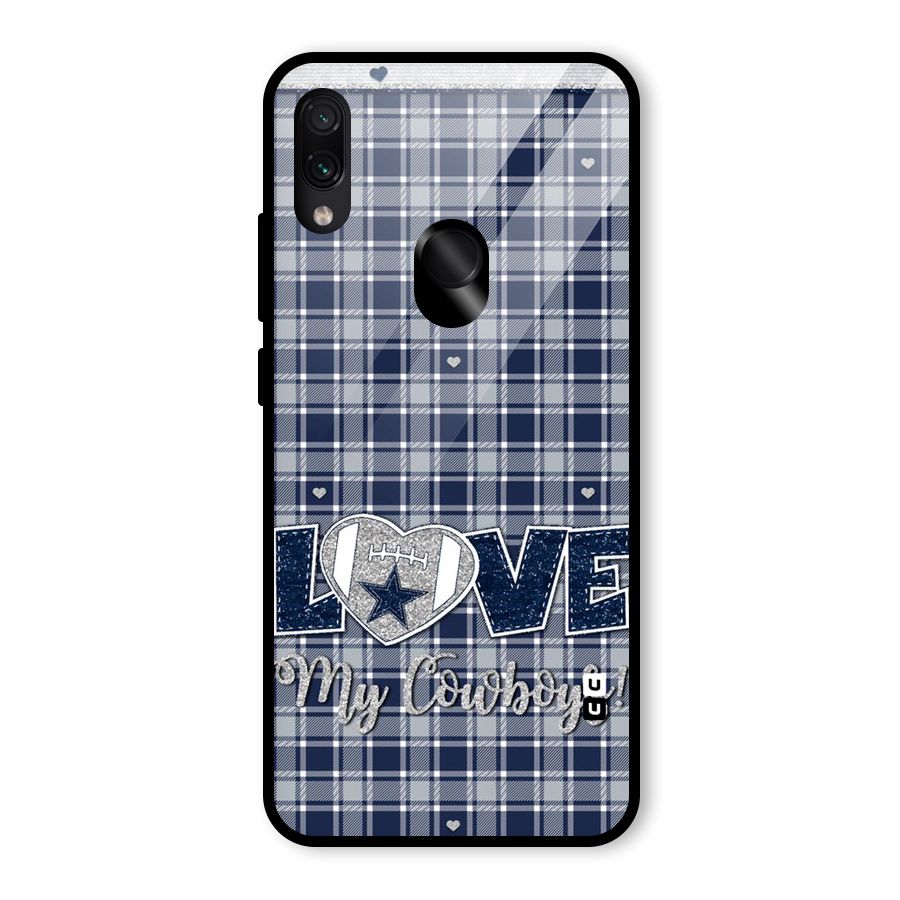 Cowboy Love Glass Back Case for Redmi Note 7 Pro