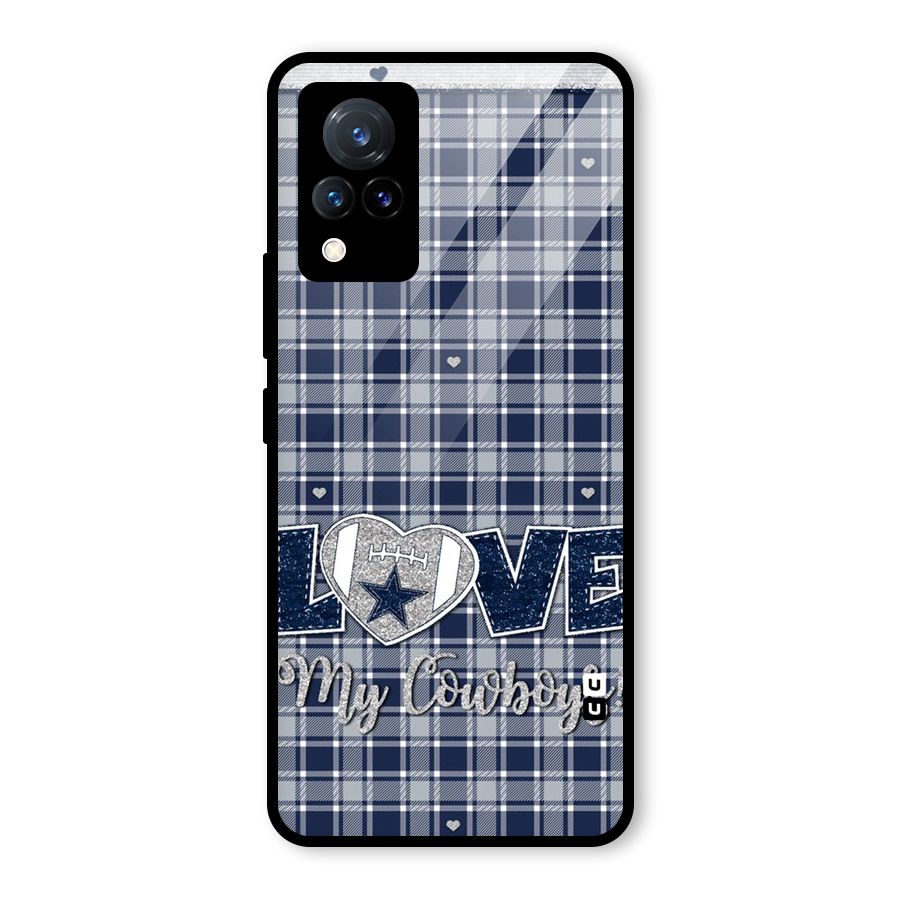 Cowboy Love Glass Back Case for Vivo V21 5G
