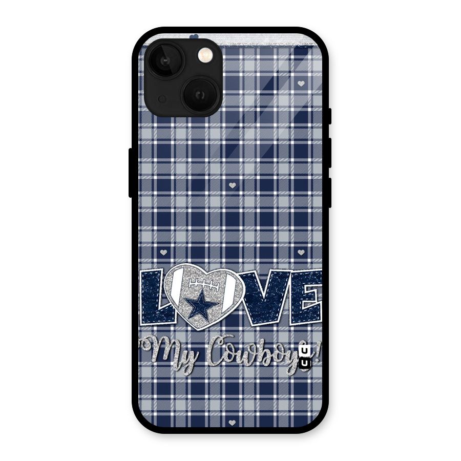 Cowboy Love Glass Back Case for iPhone 13