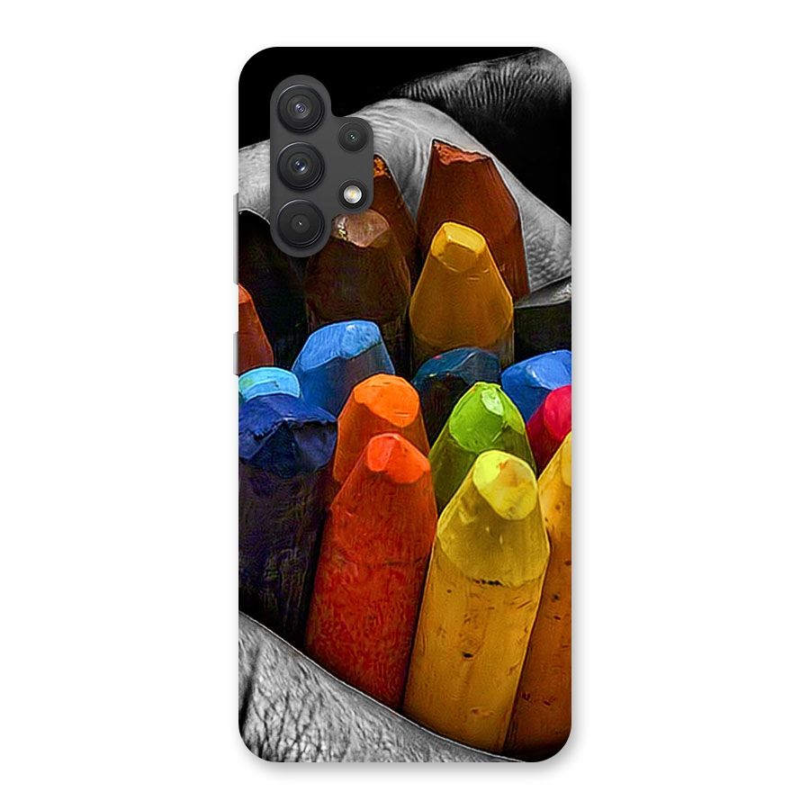 Crayons Beautiful Back Case for Galaxy A32