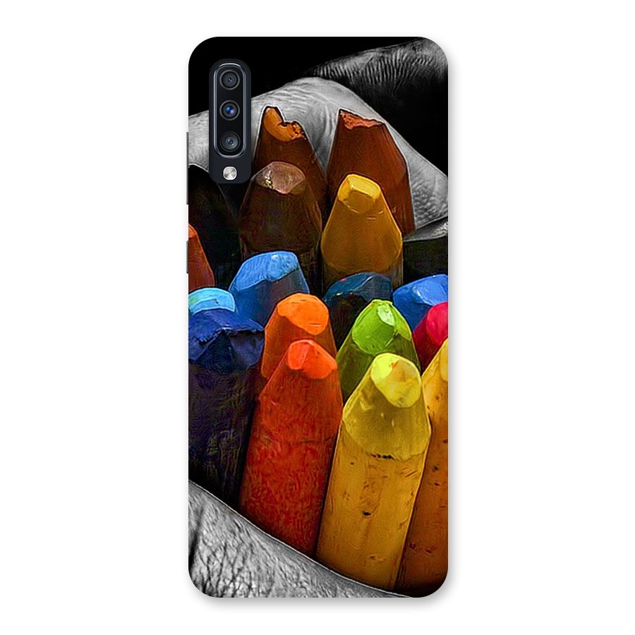 Crayons Beautiful Back Case for Galaxy A70