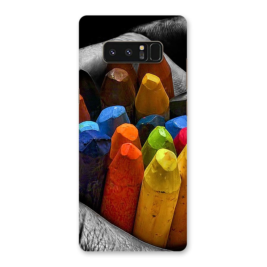 Crayons Beautiful Back Case for Galaxy Note 8
