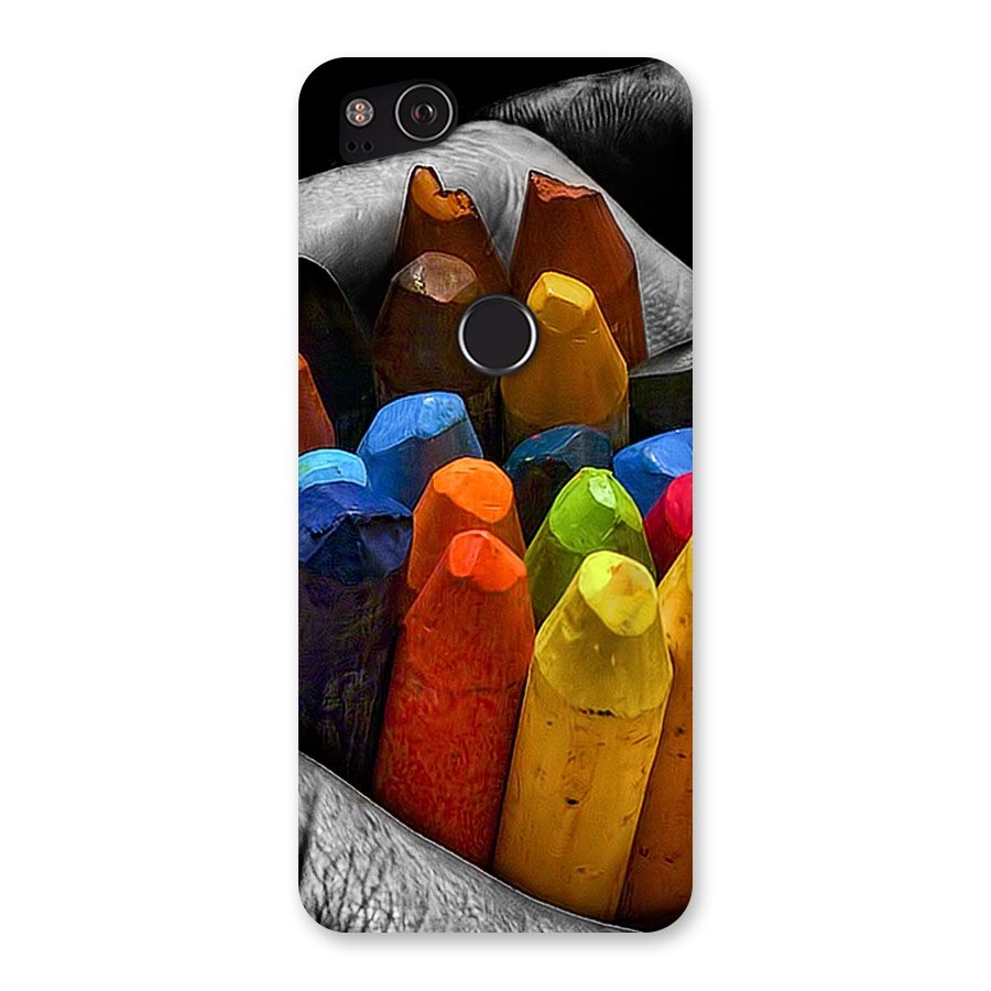 Crayons Beautiful Back Case for Google Pixel 2