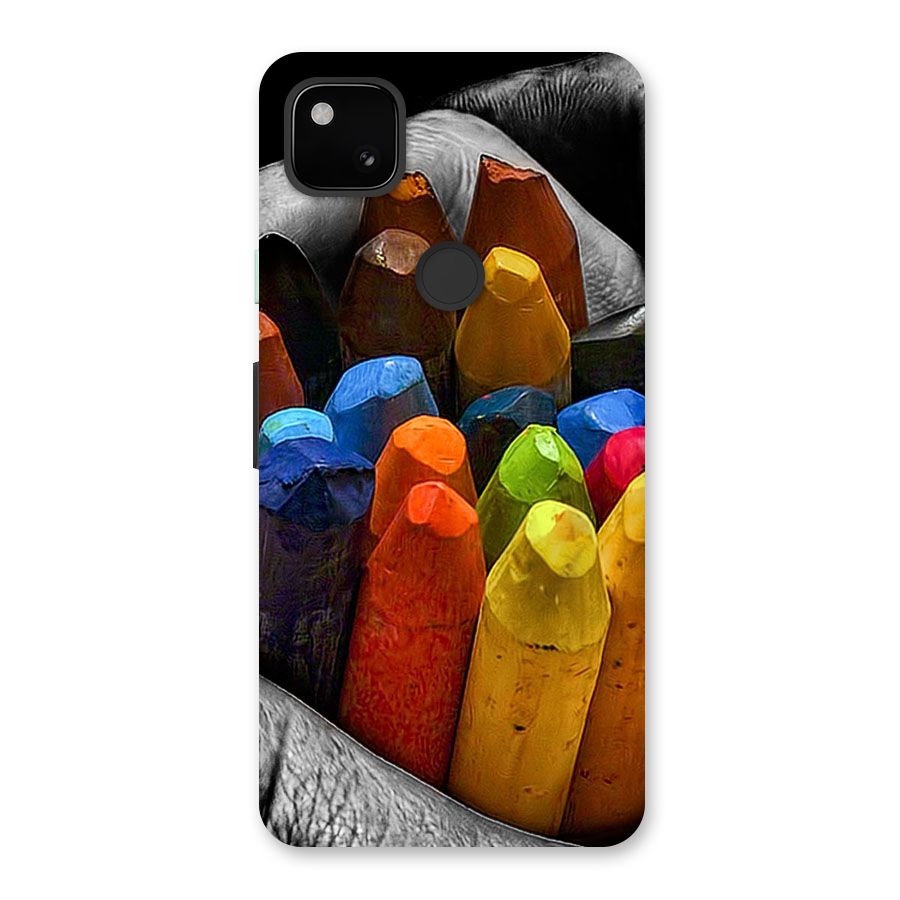 Crayons Beautiful Back Case for Google Pixel 4a