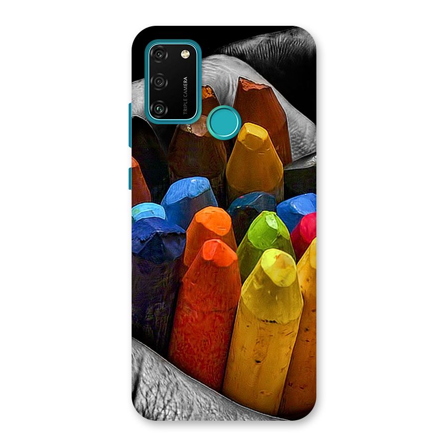 Crayons Beautiful Back Case for Honor 9A