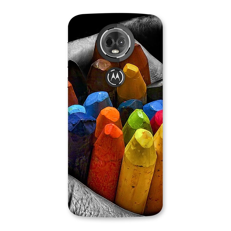 Crayons Beautiful Back Case for Moto E5 Plus