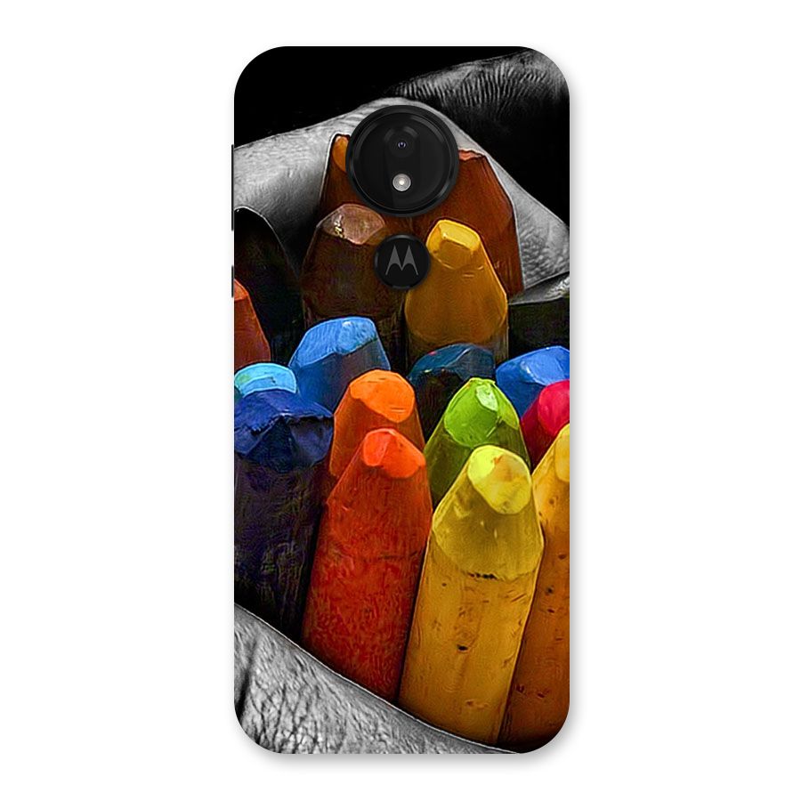 Crayons Beautiful Back Case for Moto G7 Power
