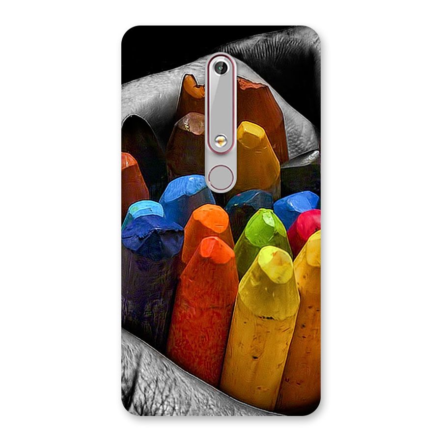 Crayons Beautiful Back Case for Nokia 6.1
