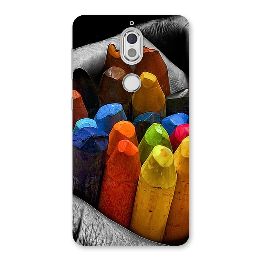 Crayons Beautiful Back Case for Nokia 7