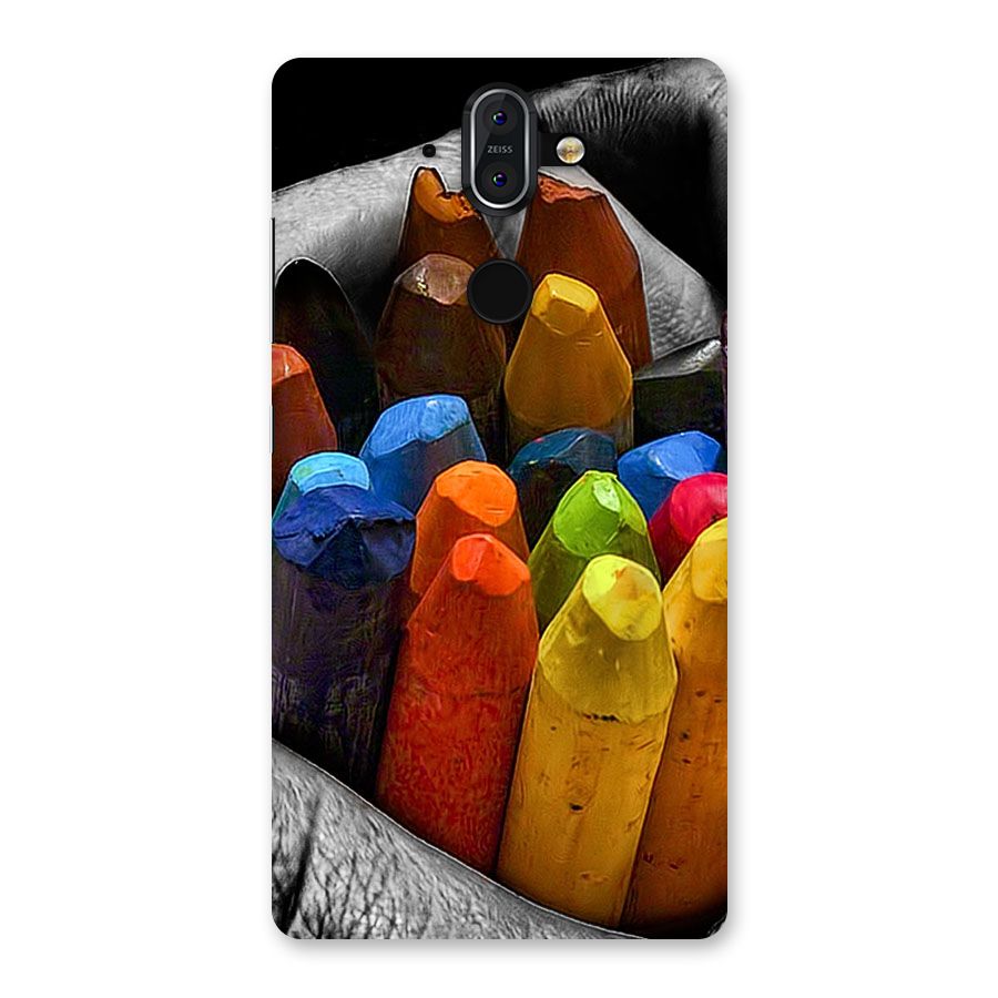 Crayons Beautiful Back Case for Nokia 8 Sirocco