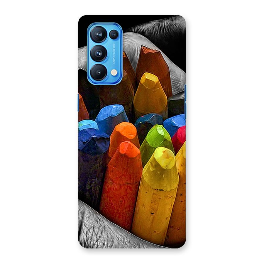 Crayons Beautiful Back Case for Oppo Reno5 Pro 5G
