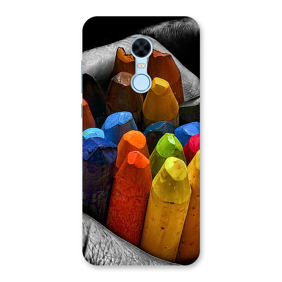 Crayons Beautiful Back Case for Redmi Note 5