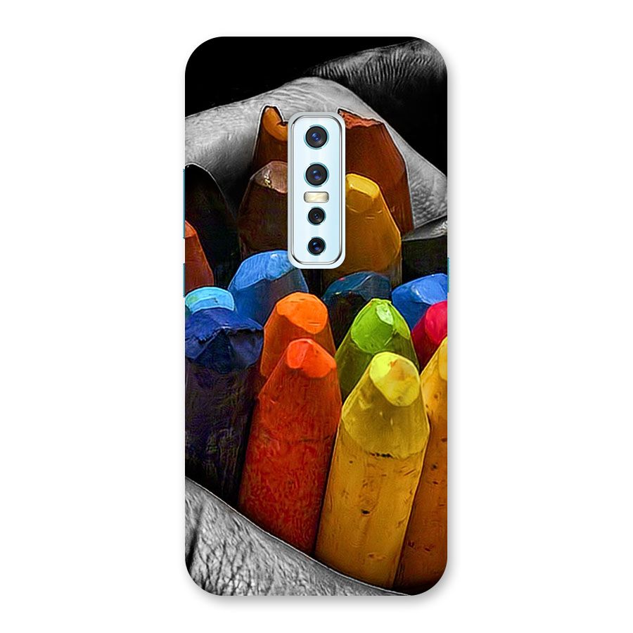 Crayons Beautiful Back Case for Vivo V17 Pro