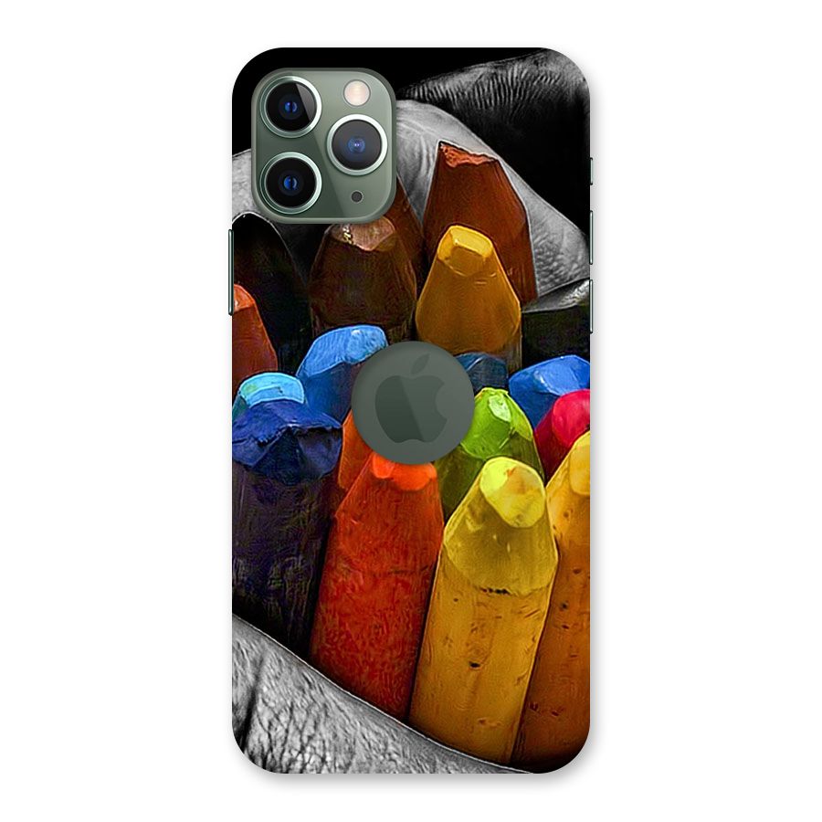Crayons Beautiful Back Case for iPhone 11 Pro Logo  Cut