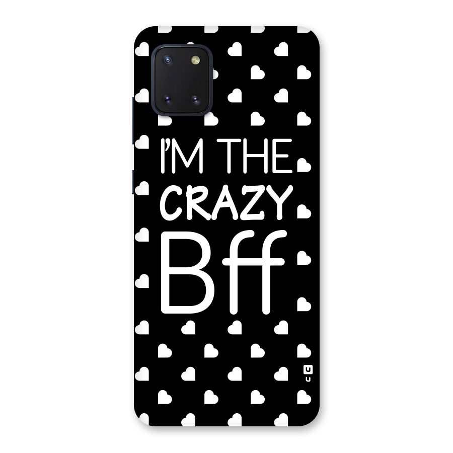 Crazy Bff Back Case for Galaxy Note 10 Lite
