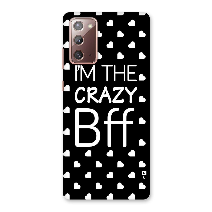 Crazy Bff Back Case for Galaxy Note 20