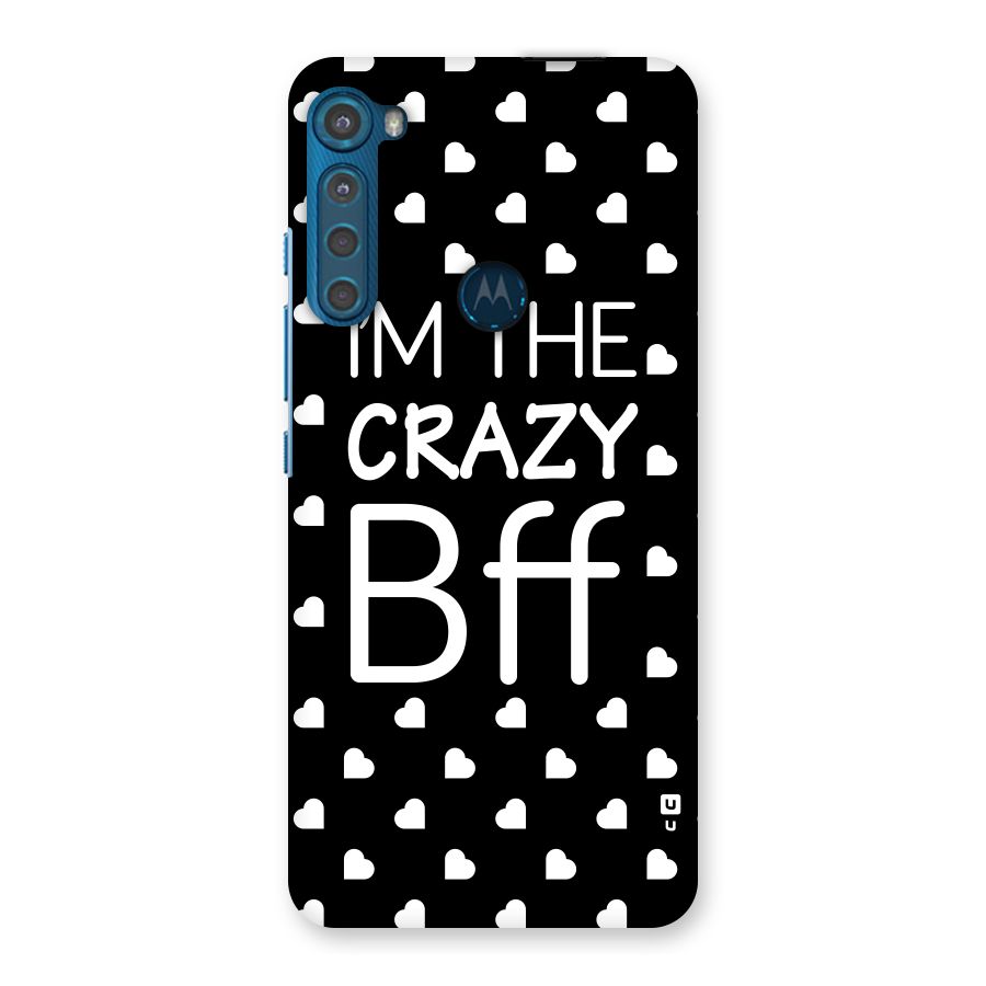 Crazy Bff Back Case for Motorola One Fusion Plus