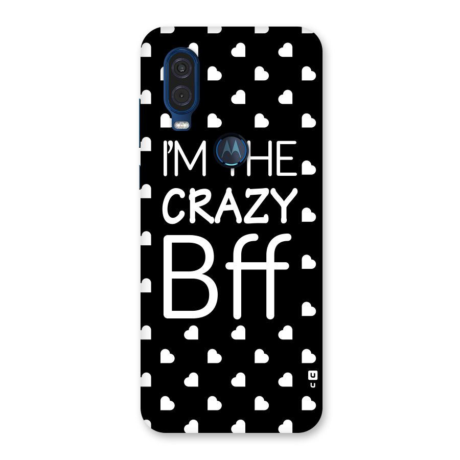 Crazy Bff Back Case for Motorola One Vision