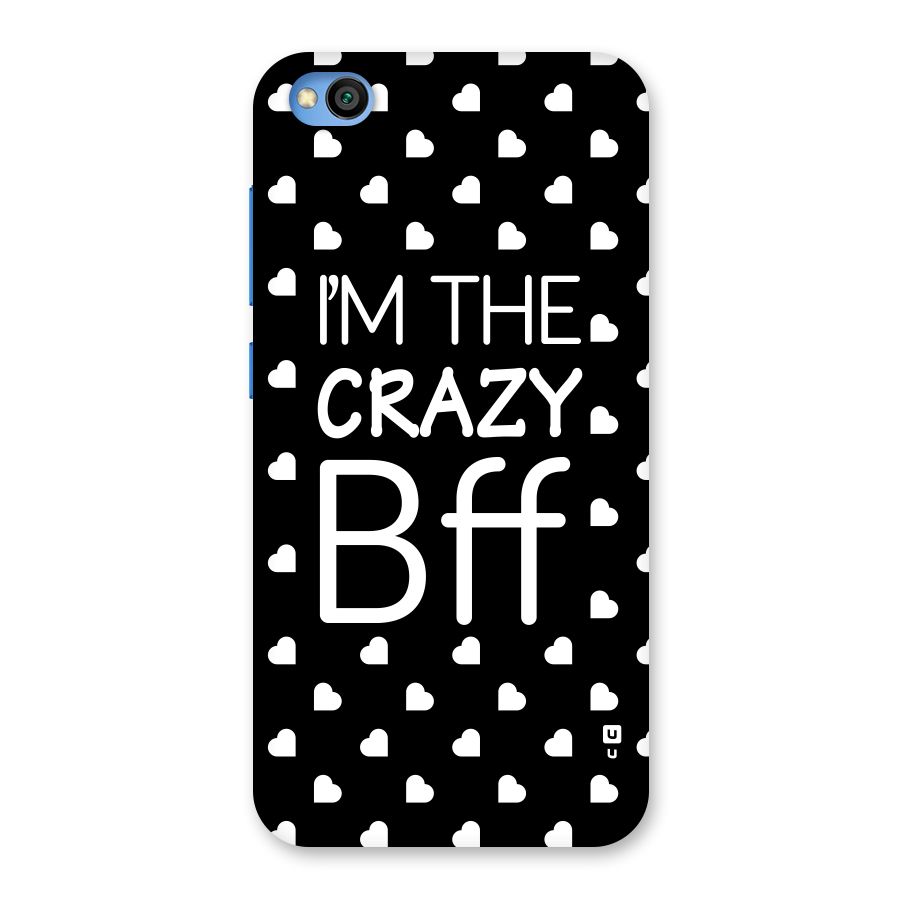 Crazy Bff Back Case for Redmi Go