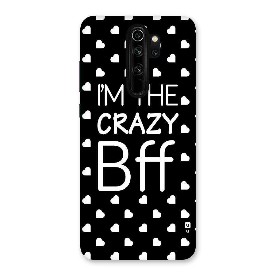 Crazy Bff Back Case for Redmi Note 8 Pro