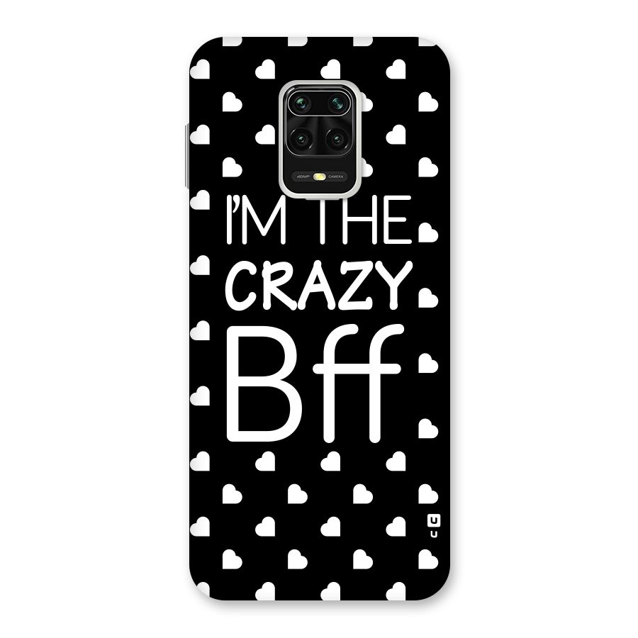 Crazy Bff Back Case for Redmi Note 9 Pro Max