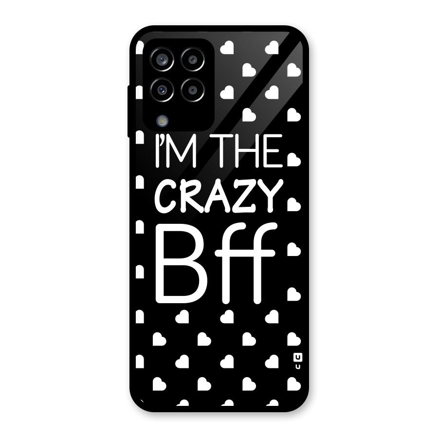 Crazy Bff Glass Back Case for Galaxy M33