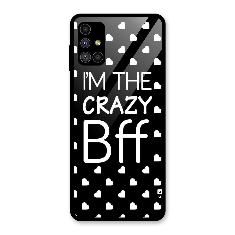 Crazy Bff Glass Back Case for Galaxy M51