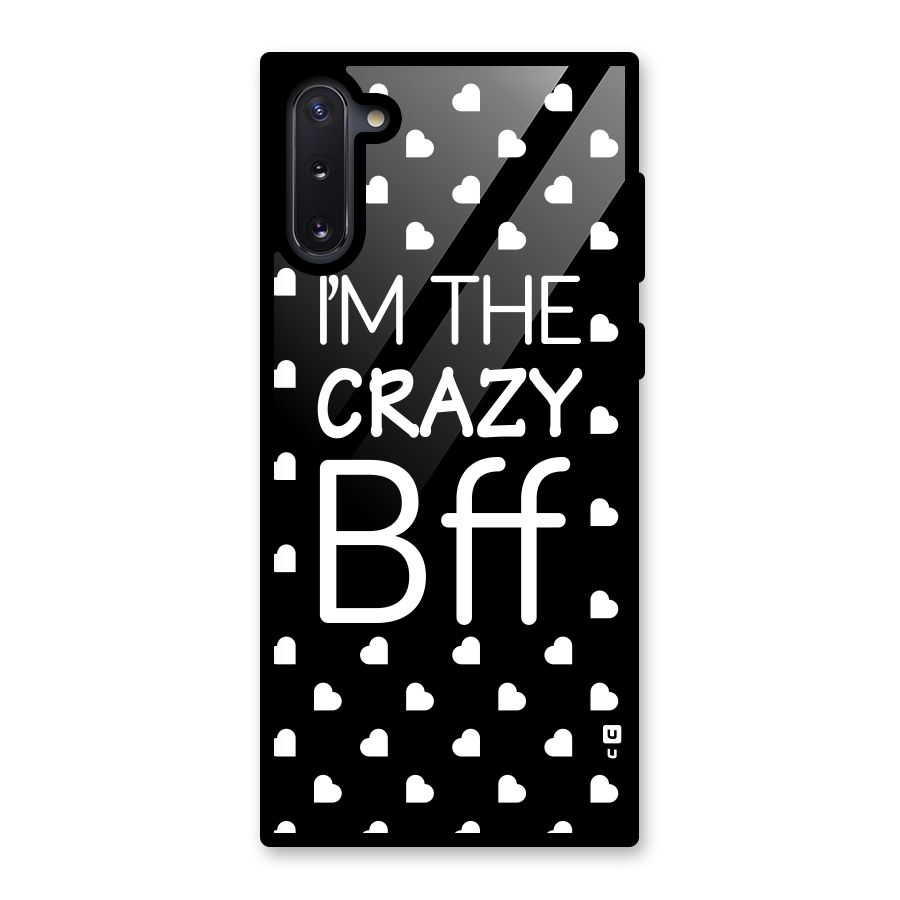 Crazy Bff Glass Back Case for Galaxy Note 10