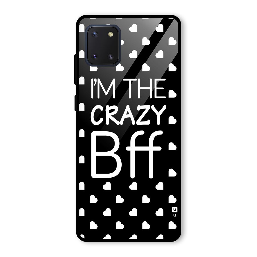 Crazy Bff Glass Back Case for Galaxy Note 10 Lite