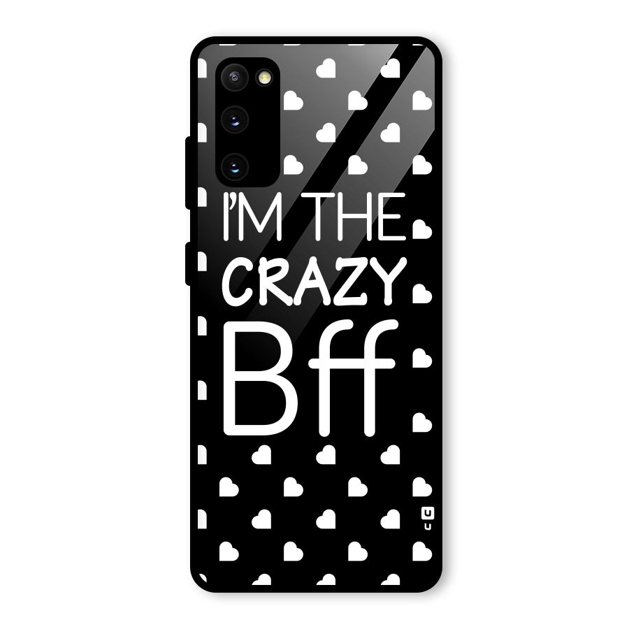 Crazy Bff Glass Back Case for Galaxy S20 FE 5G