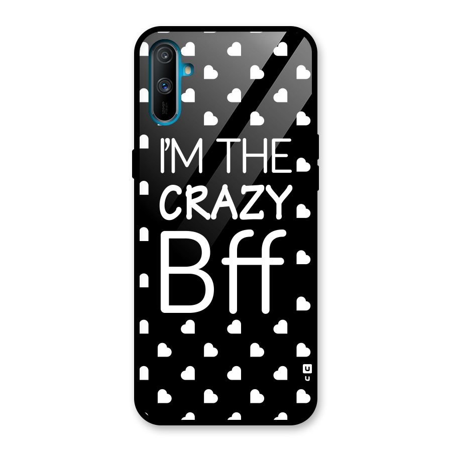 Crazy Bff Glass Back Case for Realme C3