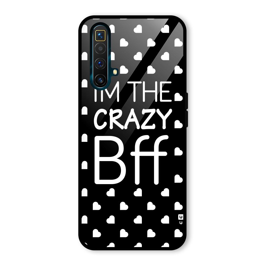 Crazy Bff Glass Back Case for Realme X3