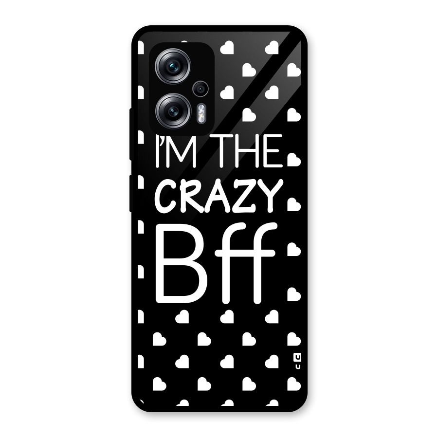 Crazy Bff Glass Back Case for Redmi K50i