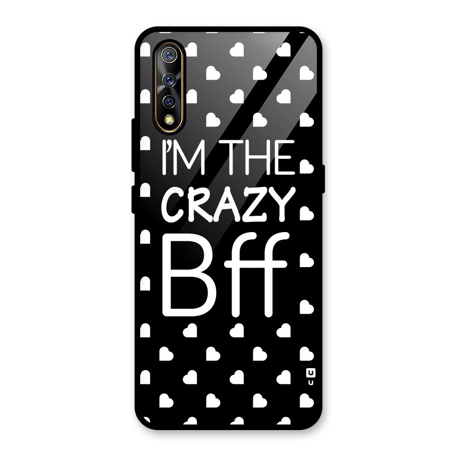 Crazy Bff Glass Back Case for Vivo S1