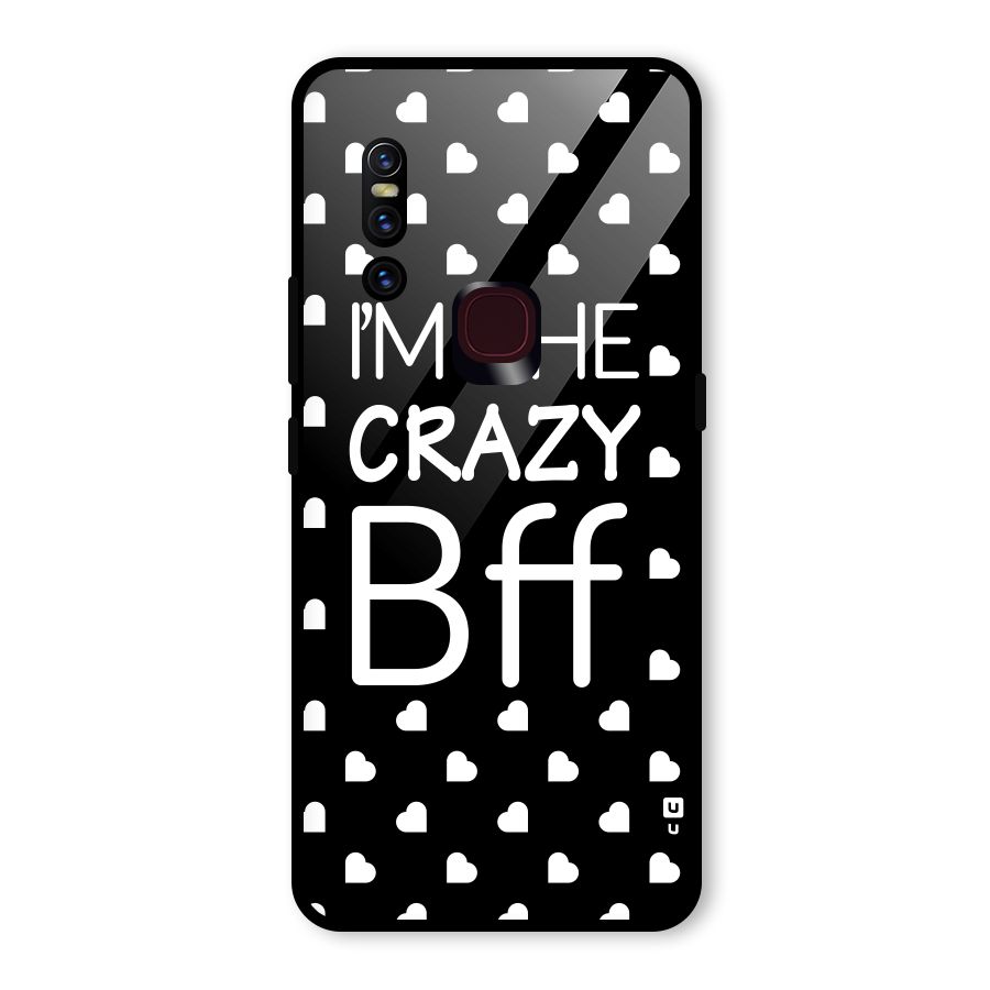 Crazy Bff Glass Back Case for Vivo V15