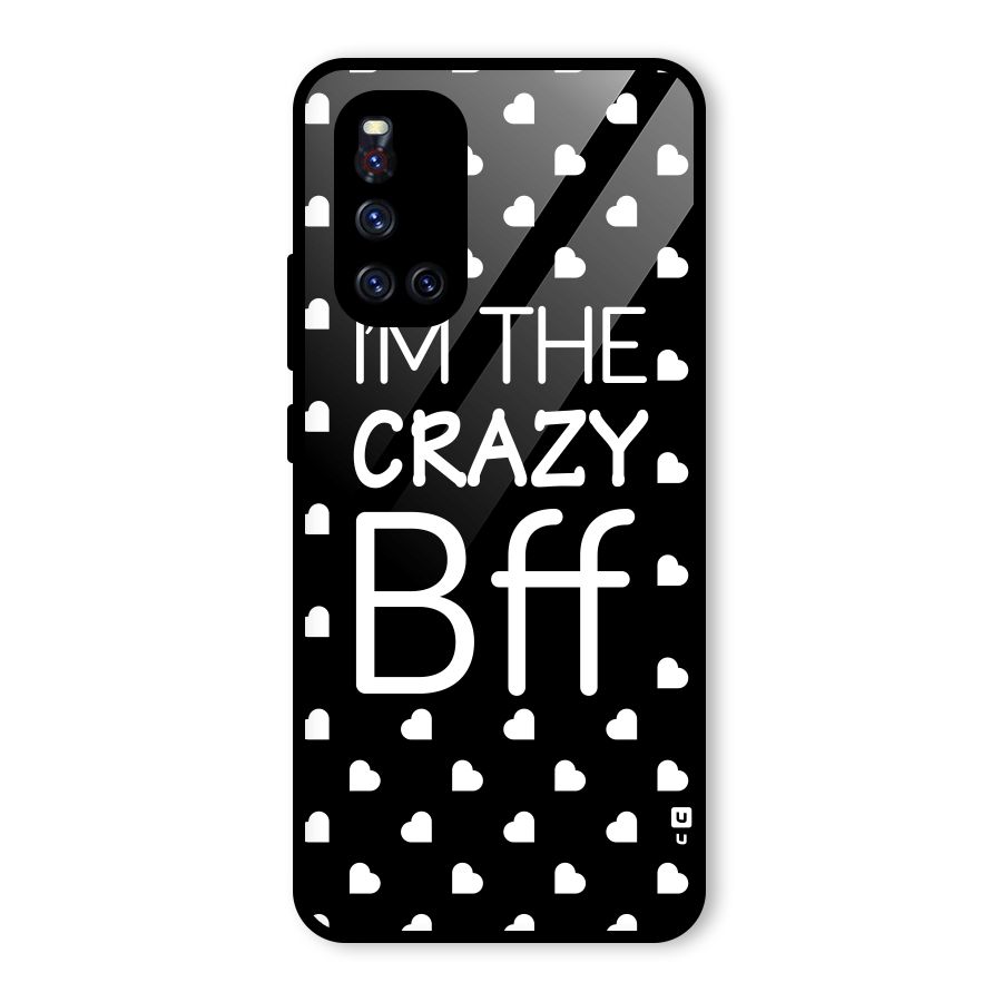 Crazy Bff Glass Back Case for Vivo V19