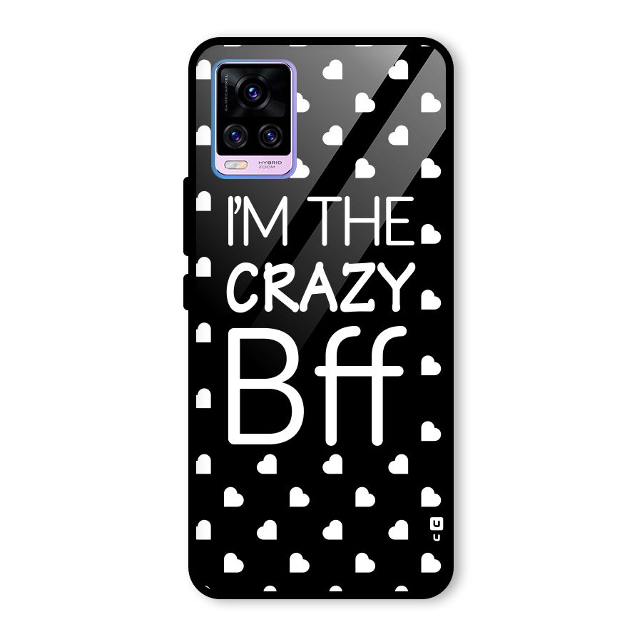Crazy Bff Glass Back Case for Vivo V20 Pro