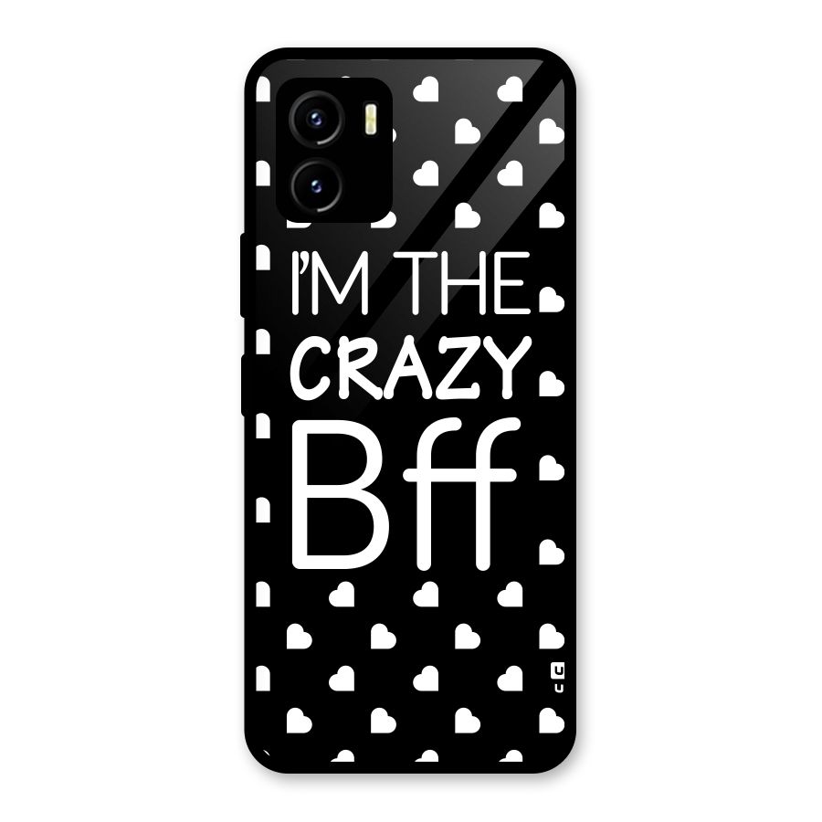 Crazy Bff Glass Back Case for Vivo Y15s